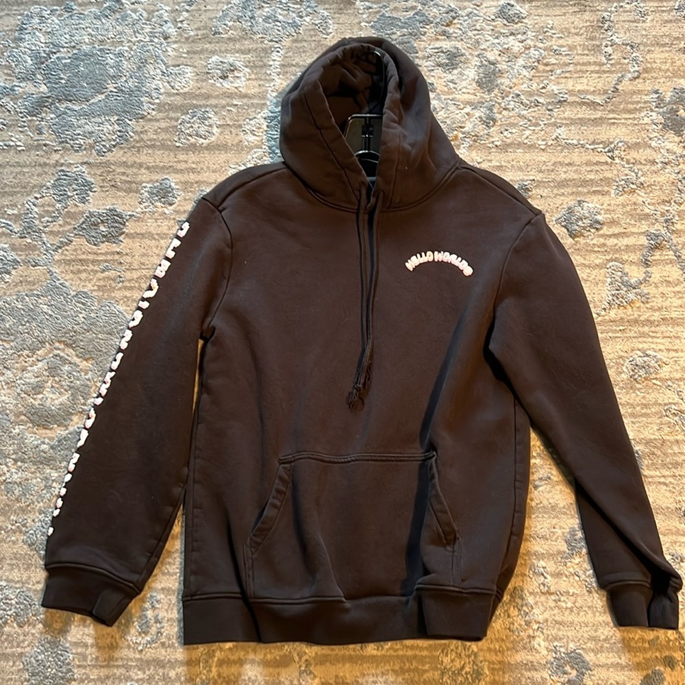 Men’s sweatshirt hoodie black size xs